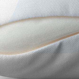 Alternate view of PLAIN ALICE BLUE Throw Pillow