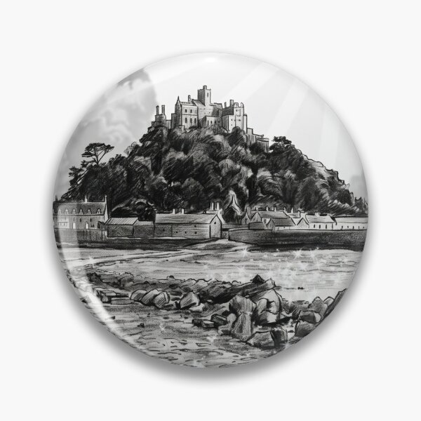 Item preview, St Michael's Mount sketch designed and sold by mark-chaney.