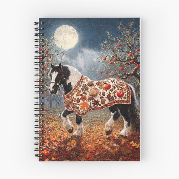 Item preview, Harvest Moon Gypsy Horse Autumn Orchard designed and sold by KAMOCHI Art.
