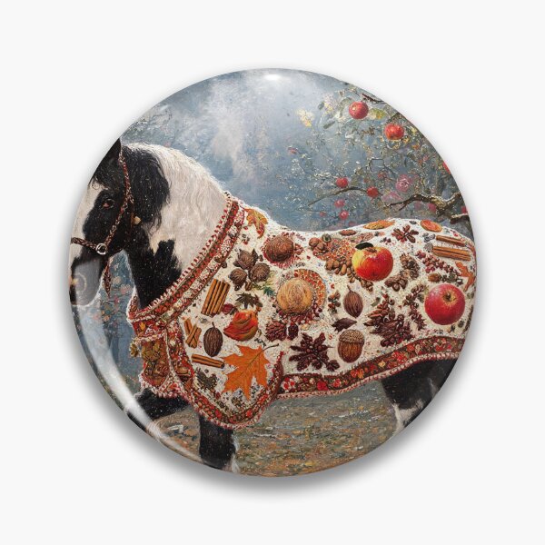 Item preview, Harvest Moon Gypsy Horse Autumn Orchard designed and sold by KAMOCHI Art.