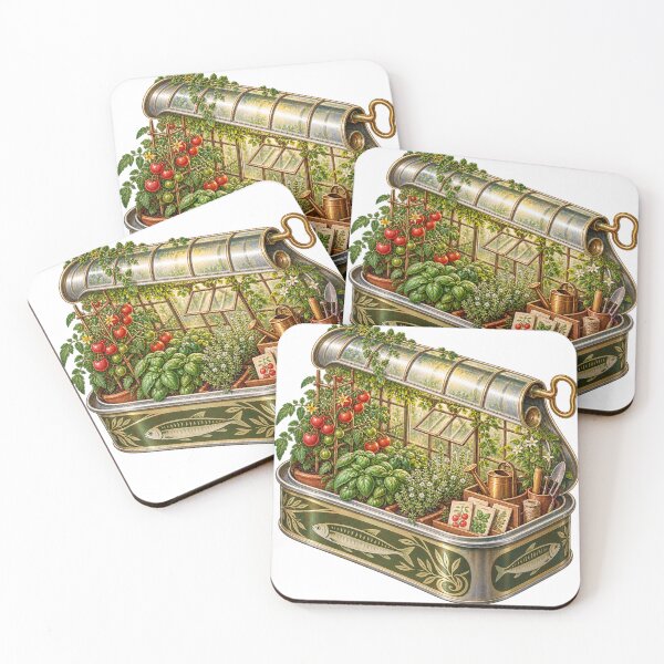Item preview, Vintage Sardine Tin Miniature Herb Greenhouse designed and sold by Drip stamp.