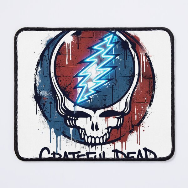 Item preview, Urban Neon Lightning Bolt Skull Graffiti Rock Art designed and sold by liotuba.