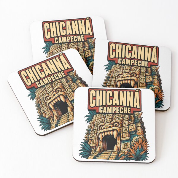 Item preview, Chicanna Campeche Vintage Travel Tourism designed and sold by TravelersGems.