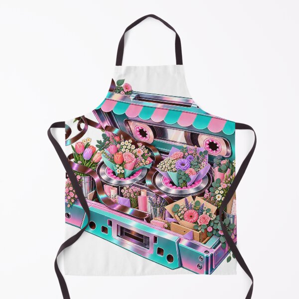 Item preview, Retro Cassette Tape Flower Shop Kiosk designed and sold by Drip stamp.