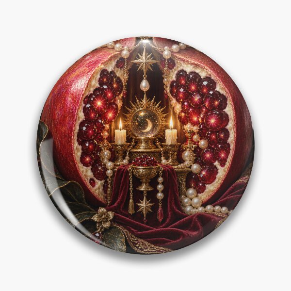 Item preview, Baroque Pomegranate Celestial Oracle Still Life designed and sold by Drip stamp.