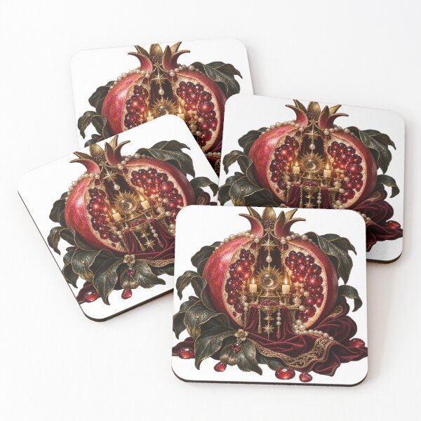 Item preview, Baroque Pomegranate Celestial Oracle Still Life designed and sold by Drip stamp.