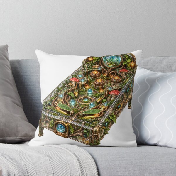 Item preview, Bioluminescent Terrarium Pinball Machine Fantasy Art designed and sold by Drip stamp.