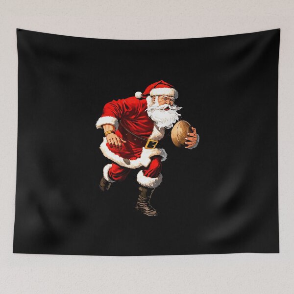 Item preview, Santa Claus Rugby Player designed and sold by Soulskier.