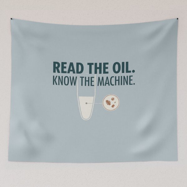 Item preview, Oil Analysis Reliability Engineer Lubrication Design designed and sold by Amr Darwish Graphic designer.