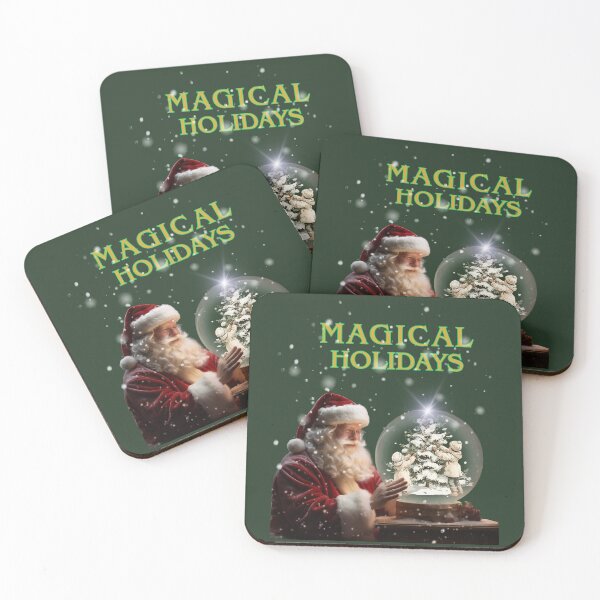 Item preview, Magical Holidays – Santa Claus with Snow Globe designed and sold by Szpaku desart .