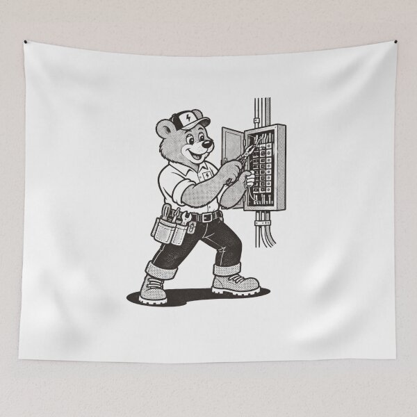 Item preview, Electrician Bear designed and sold by Oniyasha.