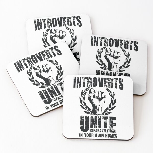 Item preview, Introverts Unite designed and sold by Inappropriate Giggles.