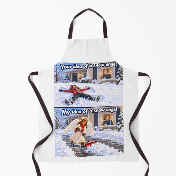 Item preview, Your Idea of a Snow Angel vs My Idea of a Snow Angel – Funny Winter Humor designed and sold by 5PalmsCreative.