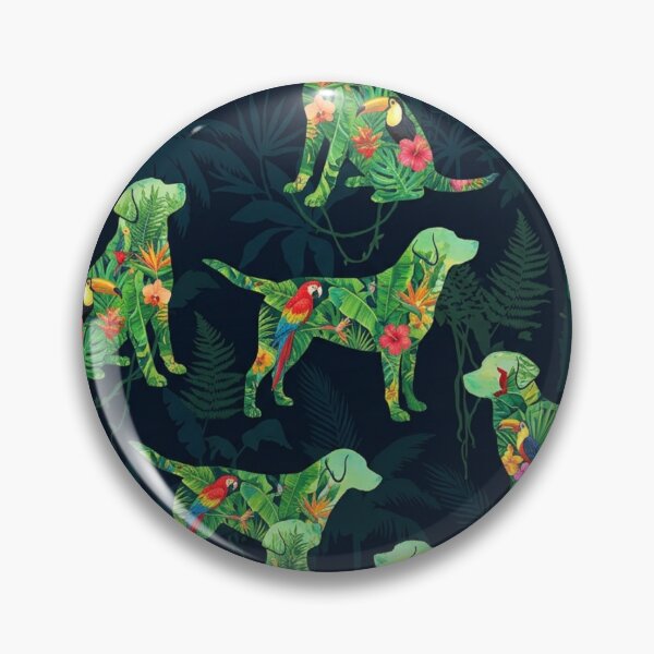 Item preview, Labrador Retriever in the Tropical Jungle designed and sold by Goodthingstree.