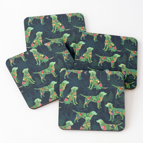 Item preview, Labrador Retriever in the Tropical Jungle designed and sold by Goodthingstree.