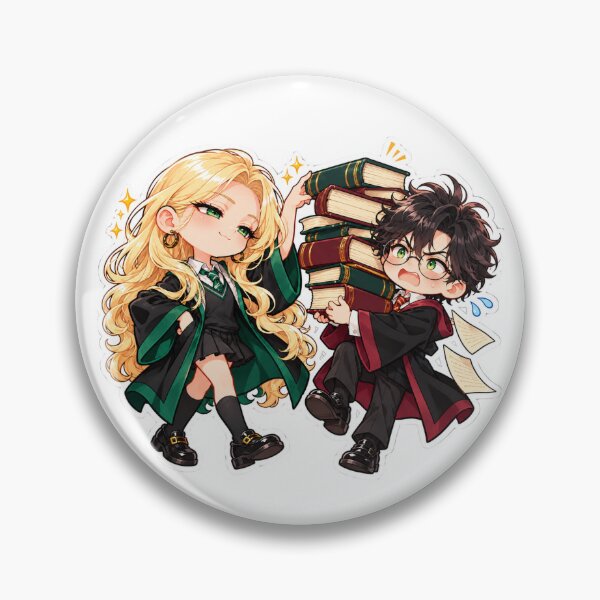 Item preview, Harry and Carina Malfoy Chibi Art designed and sold by Coloor.