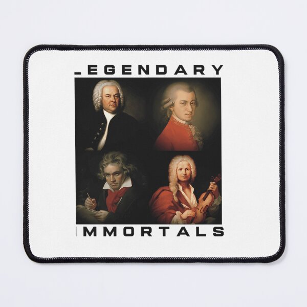 Item preview, Legendary Classical Composers Music Portrait Collage Design designed and sold by PulpComicVault.