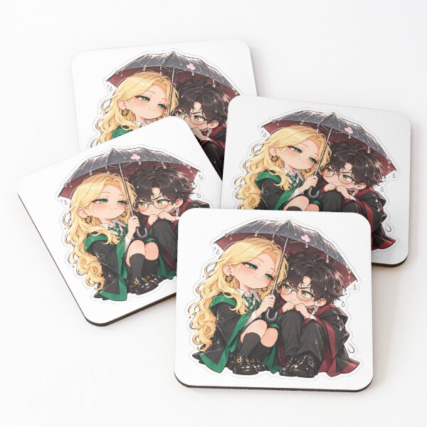 Item preview, Harry and Carina Malfoy Chibi Art designed and sold by Coloor.