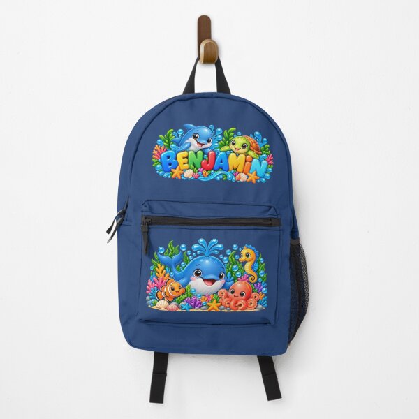 Item preview, Benjamin Ocean Adventure – Cute 3D Sea Animals Name Art designed and sold by HO•Designs.