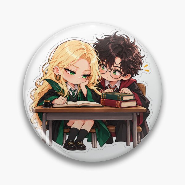 Item preview, Harry and Carina Malfoy Chibi Art designed and sold by Coloor.