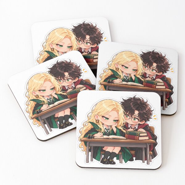Item preview, Harry and Carina Malfoy Chibi Art designed and sold by Coloor.