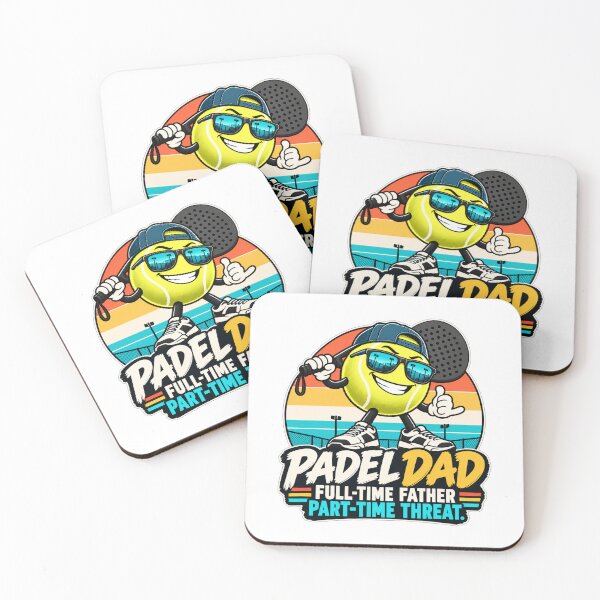 Item preview, Padel Dad Full-Time Father Part-Time Threat Funny Humor designed and sold by WeirdlyMild.