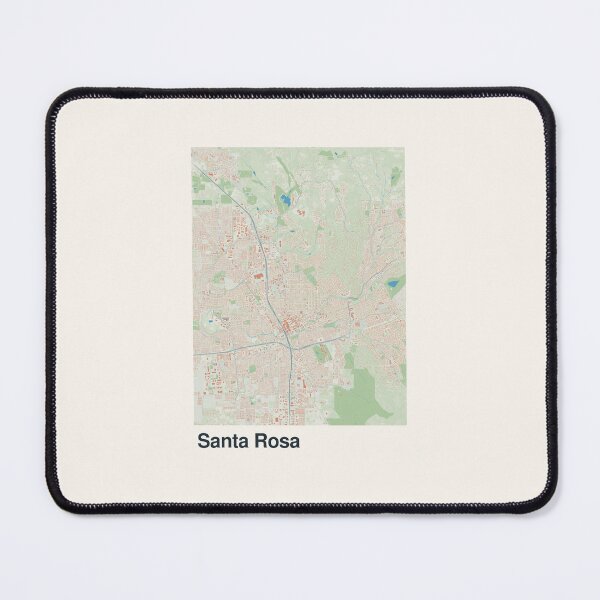 Item preview, Santa Rosa Minimalistic Map Art designed and sold by MapsNerd.