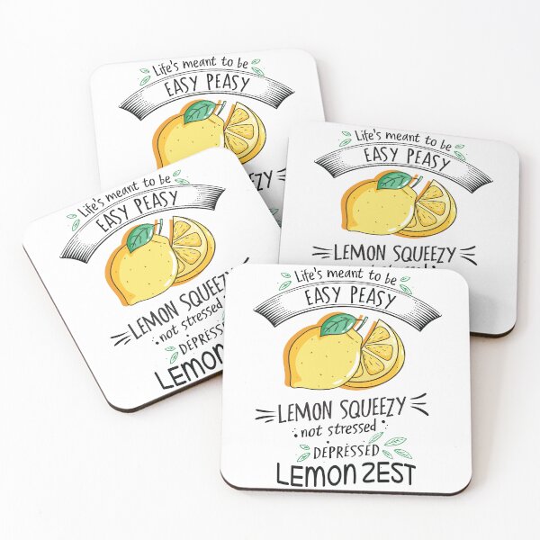 Item preview, Easy Peasy Lemon Squeezy designed and sold by Inappropriate Giggles.
