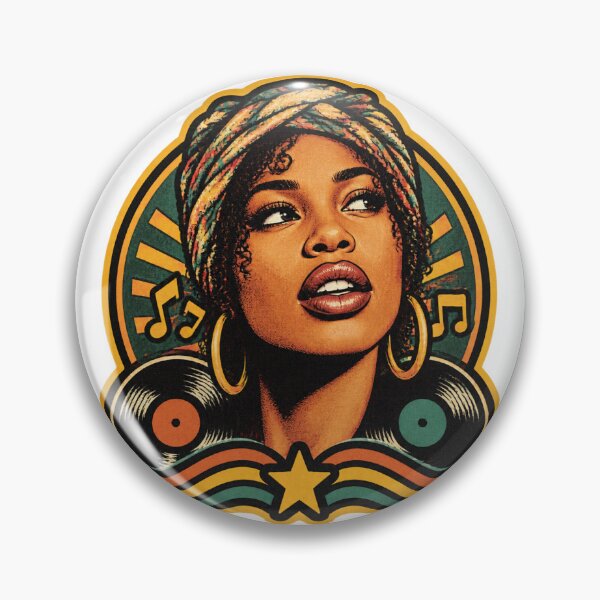 Item preview, Badu Artistic Sticker Design with Vibrant Colors and Unique Style LIMITED EDITION designed and sold by Ciaba Vasile Roland.