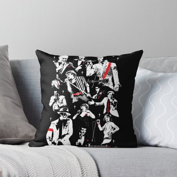 Item preview, Legendary Music Icons Vintage Rock Collage Design designed and sold by PulpComicVault.