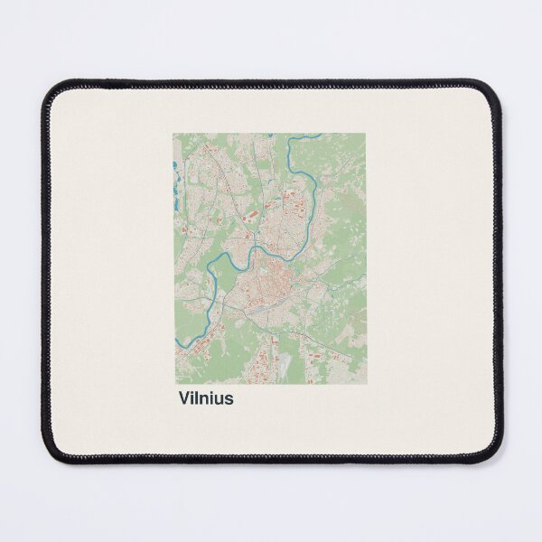 Item preview, Vilnius Minimalistic Map Art designed and sold by MapsNerd.