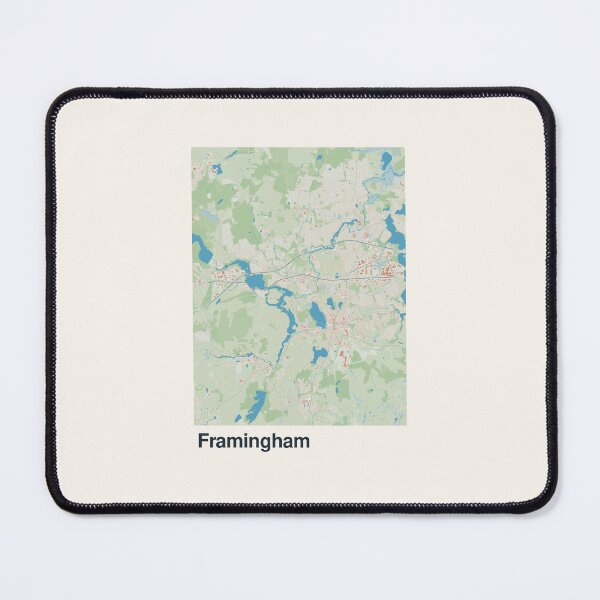 Item preview, Framingham Minimalistic Map Art designed and sold by MapsNerd.