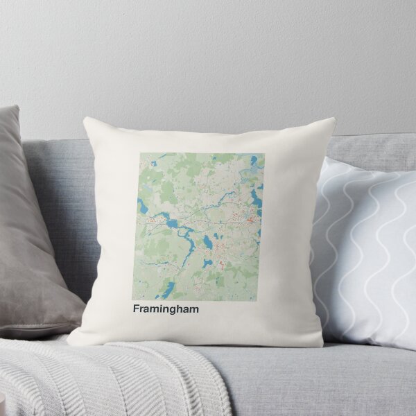 Item preview, Framingham Minimalistic Map Art designed and sold by MapsNerd.