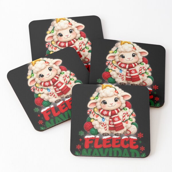 Item preview, Fleece Navidad Funny Christmas Sheep Pun Holiday designed and sold by vinhle-olive.