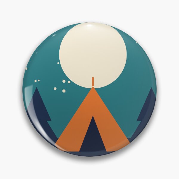 Item preview, Tent and Full Moon Badge designed and sold by LunarEcl1ps3.