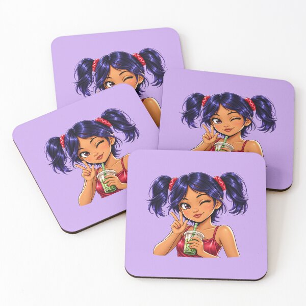 Item preview, Bubble Tea Girl Anime designed and sold by GlaDyxies.