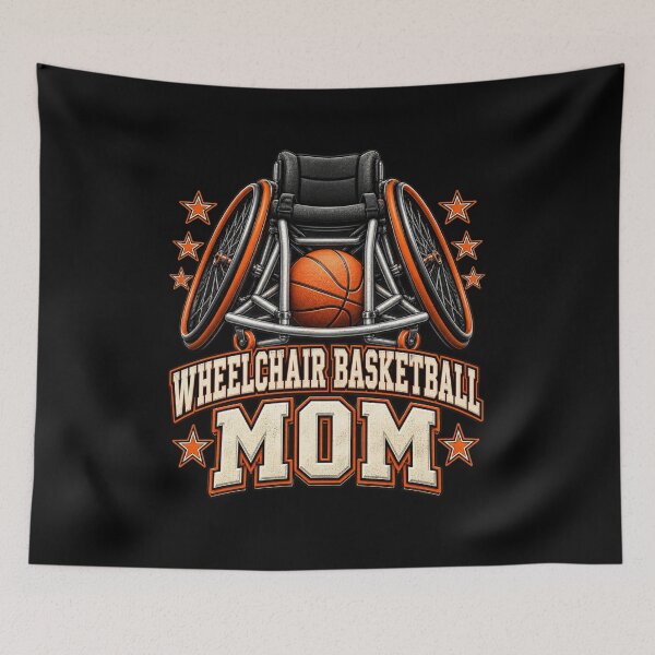 Item preview, Wheelchair Basketball Mom – Proud Adaptive Sports Mom and Inclusive Athletics designed and sold by Trendably.