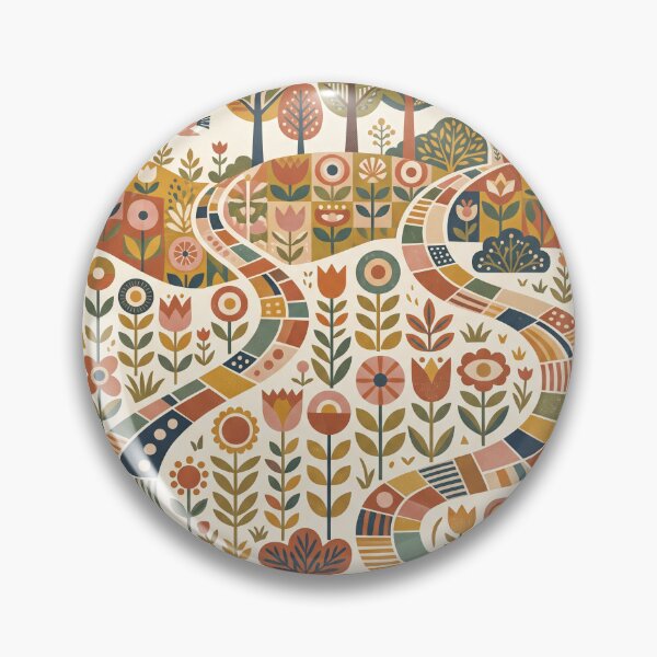 Item preview, Geometric Bloom Landscape designed and sold by ASTRAL ART LAB.