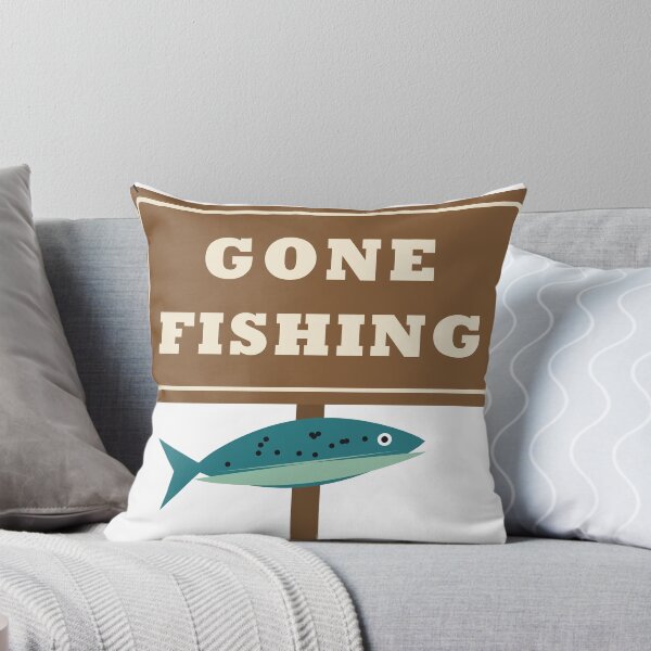 Item preview, Gone Fishing Sign designed and sold by LunarEcl1ps3.