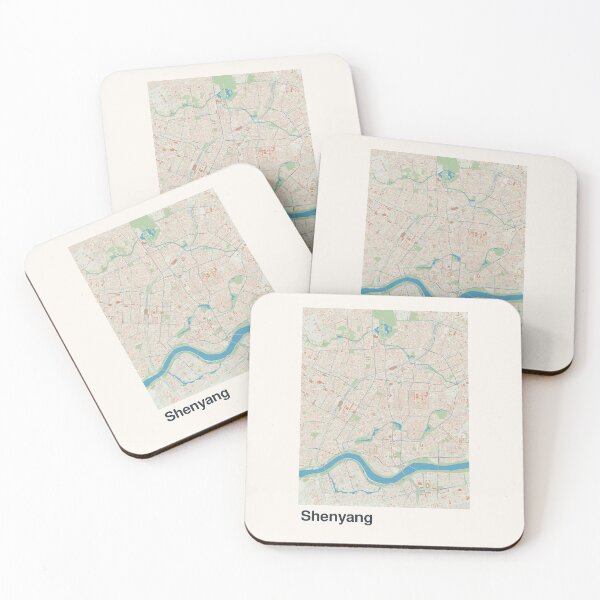 Item preview, Shenyang Minimalistic Map Art designed and sold by MapsNerd.