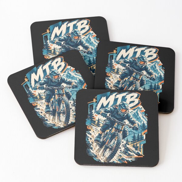 Item preview, Abstract MTB mountain bike design – full speed designed and sold by Pineapple-Tree.