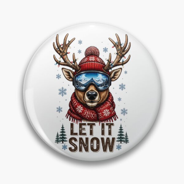 Item preview, ​Let It Snow Reindeer Christmas designed and sold by Sovereign Supply Co..