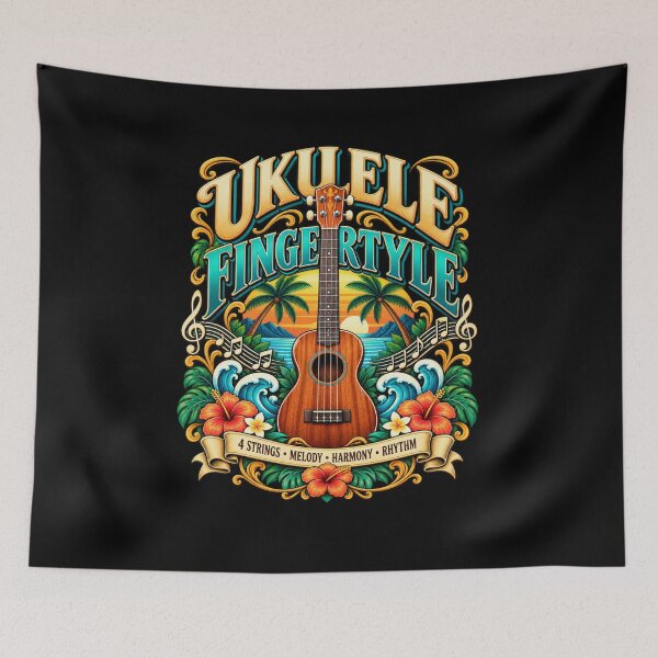 Item preview, Women's Ukulele Fingerstyle – Four Strings, Melody, Harmony and Rhythm designed and sold by Trendably.