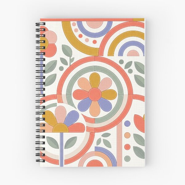 Item preview, Curved Floral Quilt Design designed and sold by ASTRAL ART LAB.