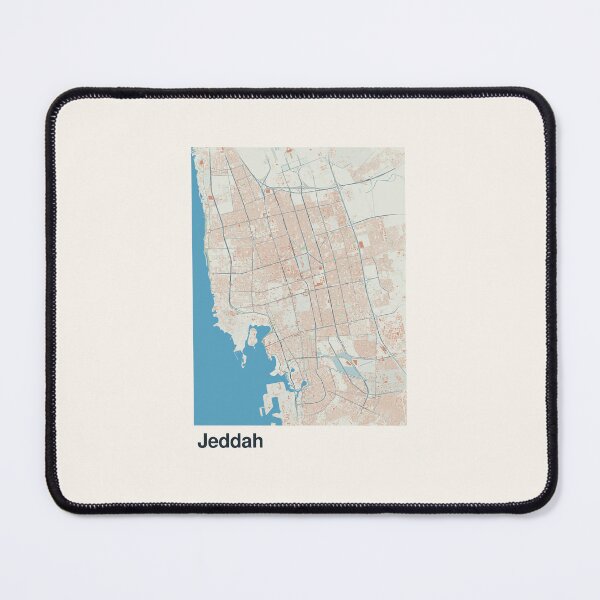 Item preview, Jeddah Minimalistic Map Art designed and sold by MapsNerd.