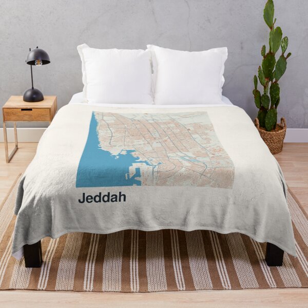 Item preview, Jeddah Minimalistic Map Art designed and sold by MapsNerd.
