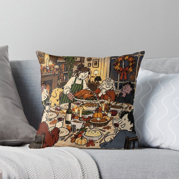 Item preview, Thanksgiving Dinner Family Gathering designed and sold by Oniyasha.