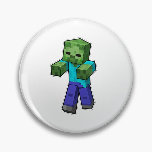 Item preview, Cute Blocky Zombie Minecraft Gamer Sticker Art designed and sold by SoaresAsafe.