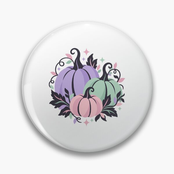 Item preview, Pastel Halloween Pumpkins with Stars, Cute Pink and Purple Pumpkin Art, Cozy Fall Decor Gift designed and sold by Greemo03.