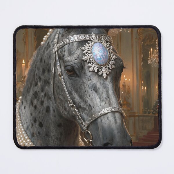 Item preview, Romanov Imperial Horse Pearl Jewel Portrait designed and sold by KAMOCHI Art.